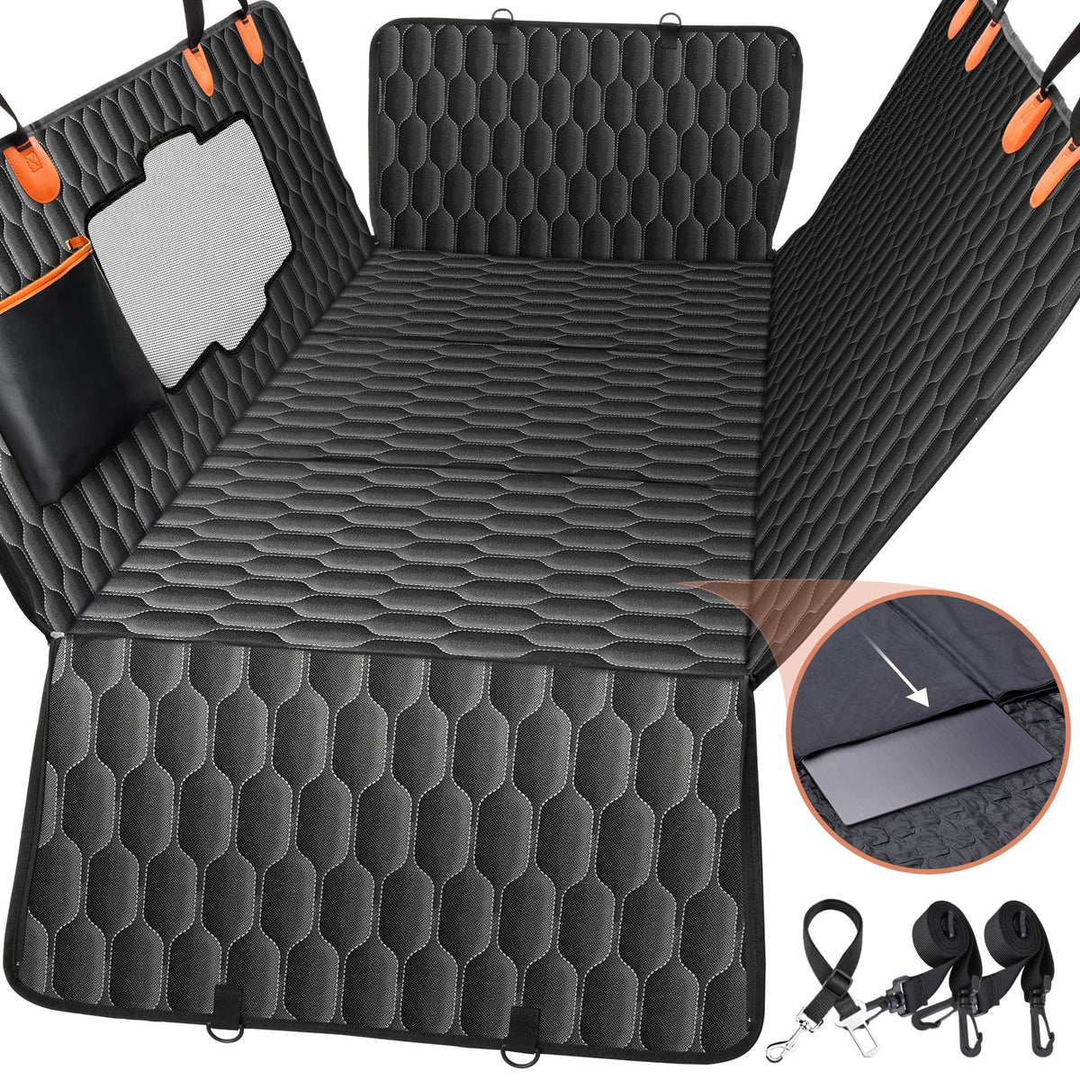 XL Waterproof Dog Back Seat Extender M524